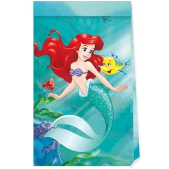 Card Factory The Little Mermaid Party Tableware & Decorations Bundle - 16 Guests