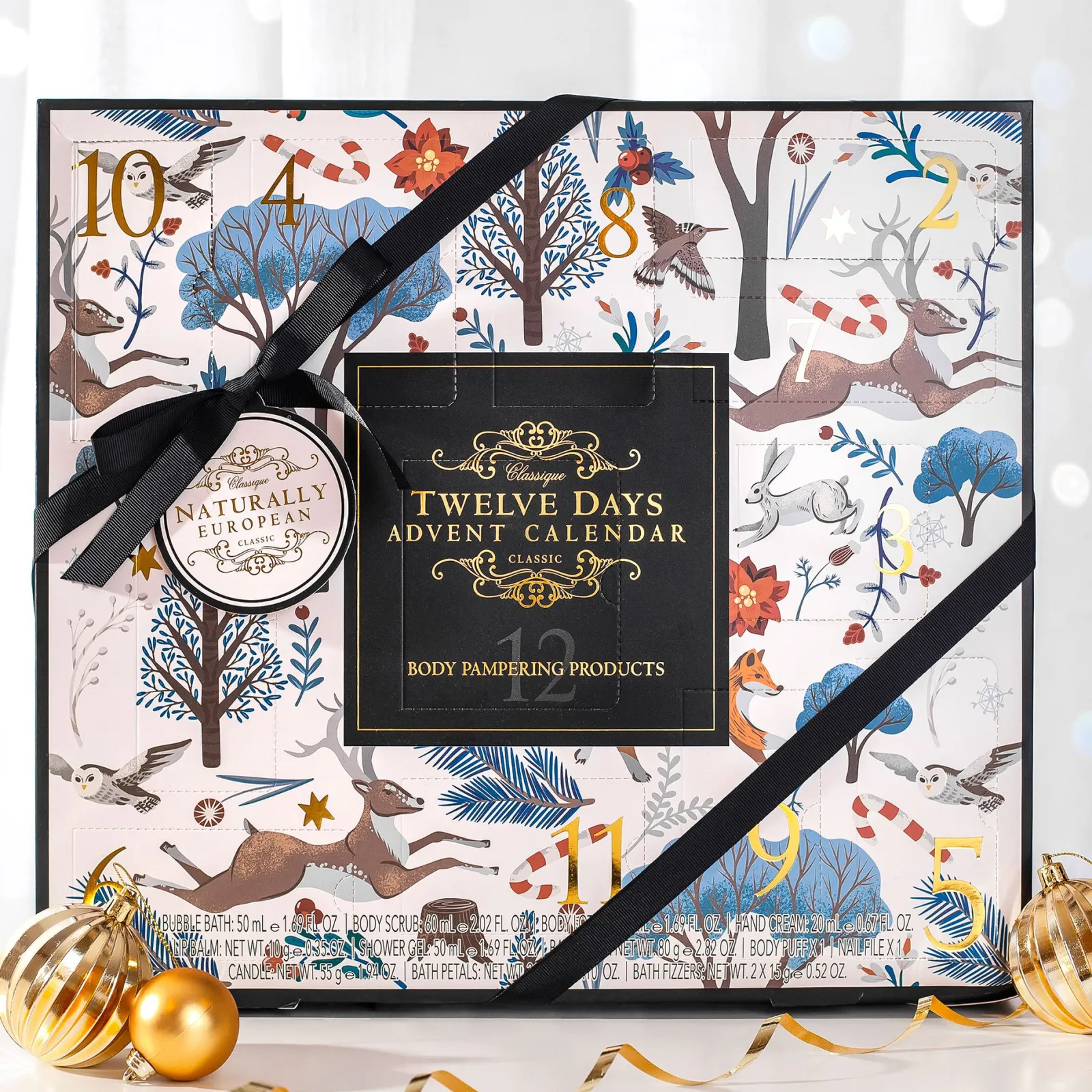 Hot The Naturally European 12 Days of Beauty Advent Calendar Christmas Gifts