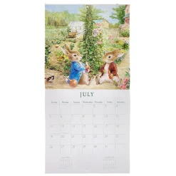 Kids Card Factory The World of Peter Rabbit 2026 Square Wall Calendar