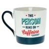 Sale This Person Runs on Caffeine Mug Mugs|Gifts For Him