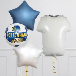 Kids Card Factory Tottenham Hotspur Football Club Supershape & Foils Balloon Package - Delivered Inflated!