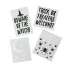 Online Trick Or Treat Window Clings - Pack of 4 Halloween Party