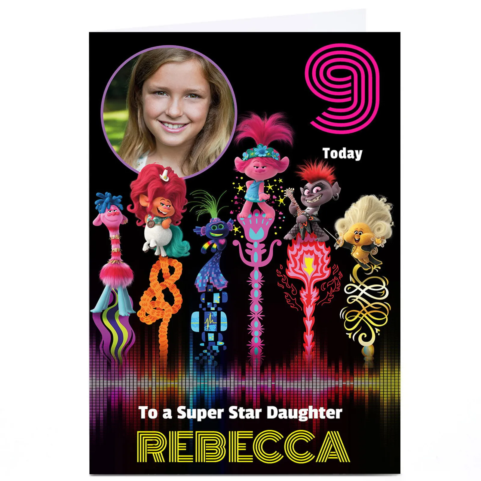 Sale Trolls Photo Card - Superstar Daughter Kids For Daughter|Tv & Film