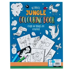 Kids Card Factory Ultimate Jungle Colouring Book