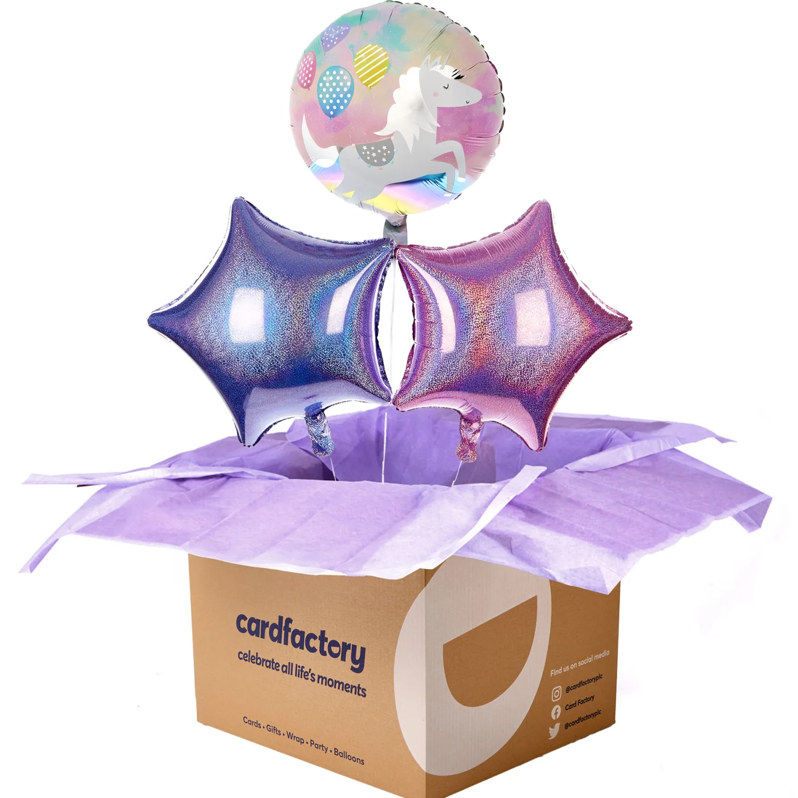 Online Unicorn Happy Birthday Balloon Bouquet - DELIVERED INFLATED! Kids Balloons For Kids|Balloons For Her