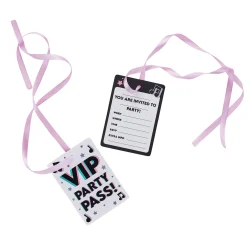 Card Factory VIP Pass Party Invitations - Pack of 10
