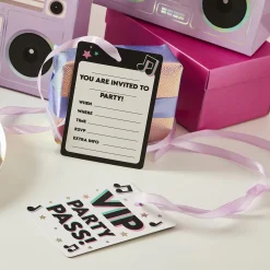 Card Factory VIP Pass Party Invitations - Pack of 10