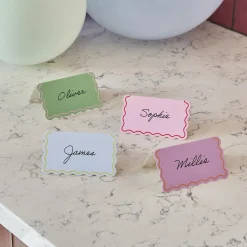 Card Factory Wavey Edge Place Cards - Pack of 8