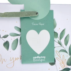 Card Factory Wedding Foliage Extra Large Landscape Gift Bag With Tissue Paper