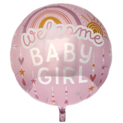 Sale Welcome Baby Girl 31-Inch Foil Helium Balloon Helium Balloons|Foil Balloons