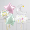 Card Factory Welcome Baby Moon Pastel Balloon Bundle - DELIVERED INFLATED!