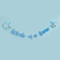 Clearance Whale Of A Time Tassel Card Banner Banners & Bunting|Birthday Party