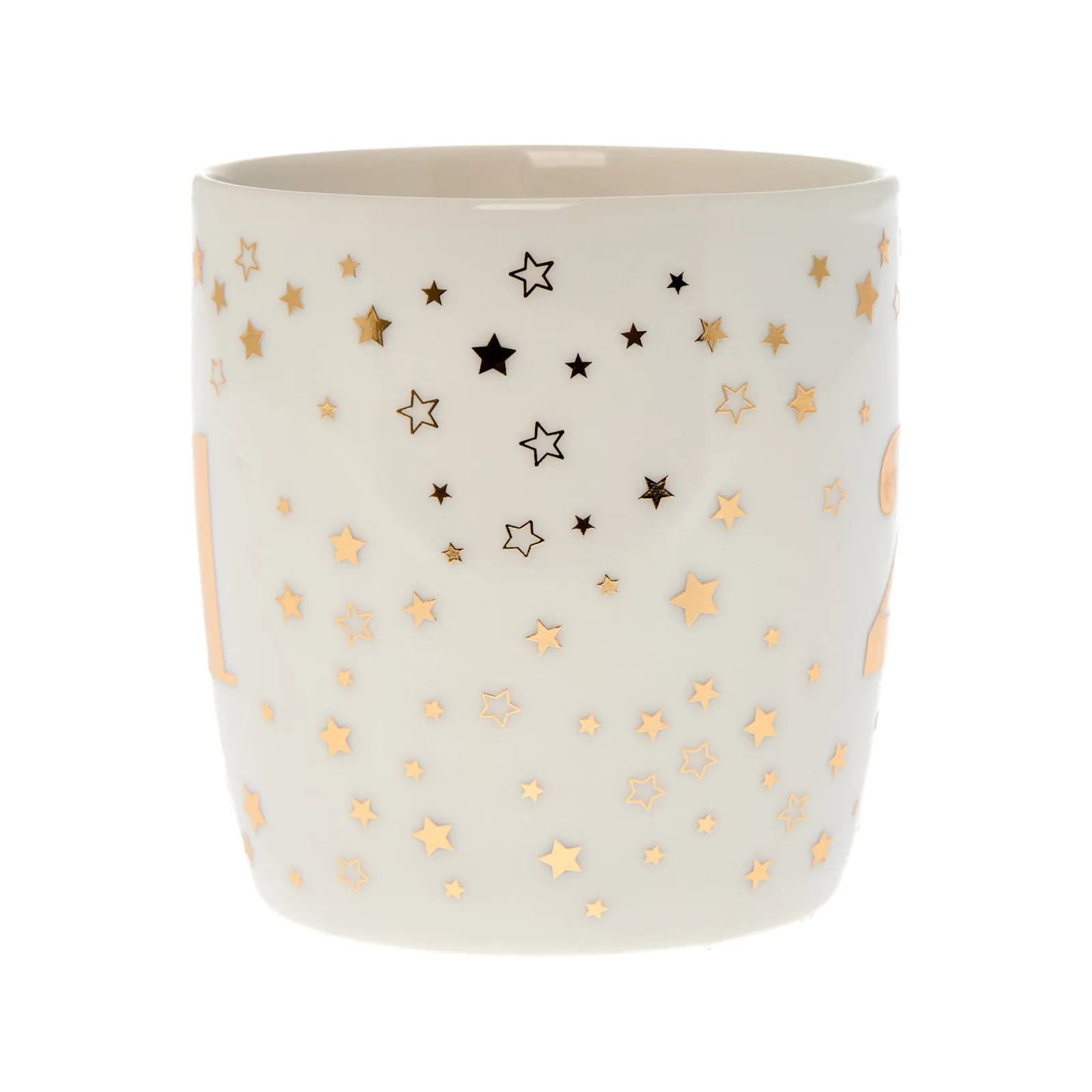 Card Factory White & Gold 21st Birthday Mug