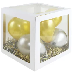 Kids Card Factory White Balloon Boxes - Pack of 4