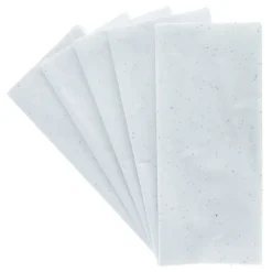 Kids Card Factory White Glitter Tissue Paper - 6 Sheets