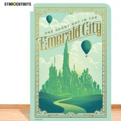 Card Factory Wicked Emerald City Medium Cardboard Backdrop