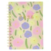 New Wire-Bound Floral A5 2026 Diary Calendars & Diaries|Birthday Gifts