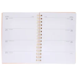 New Wire-Bound Floral A5 2026 Diary Calendars & Diaries|Birthday Gifts