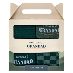 Card Factory Wonderful Grandad Socks - 4 Pairs