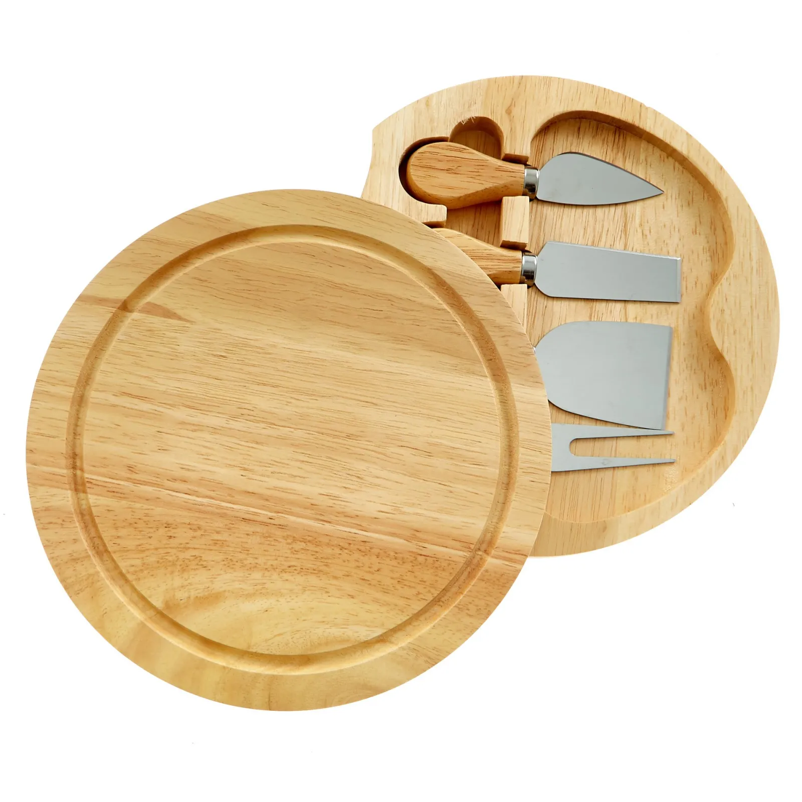Card Factory Wooden Cheese Board & Tools