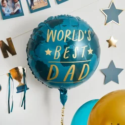 World's Best Dad 22-Inch Foil Balloon Balloons For Him|Character Balloons
