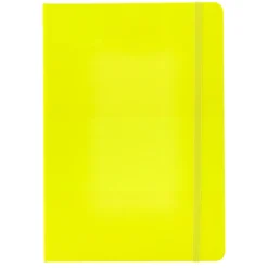 Card Factory Yellow A5 Lined Notebook